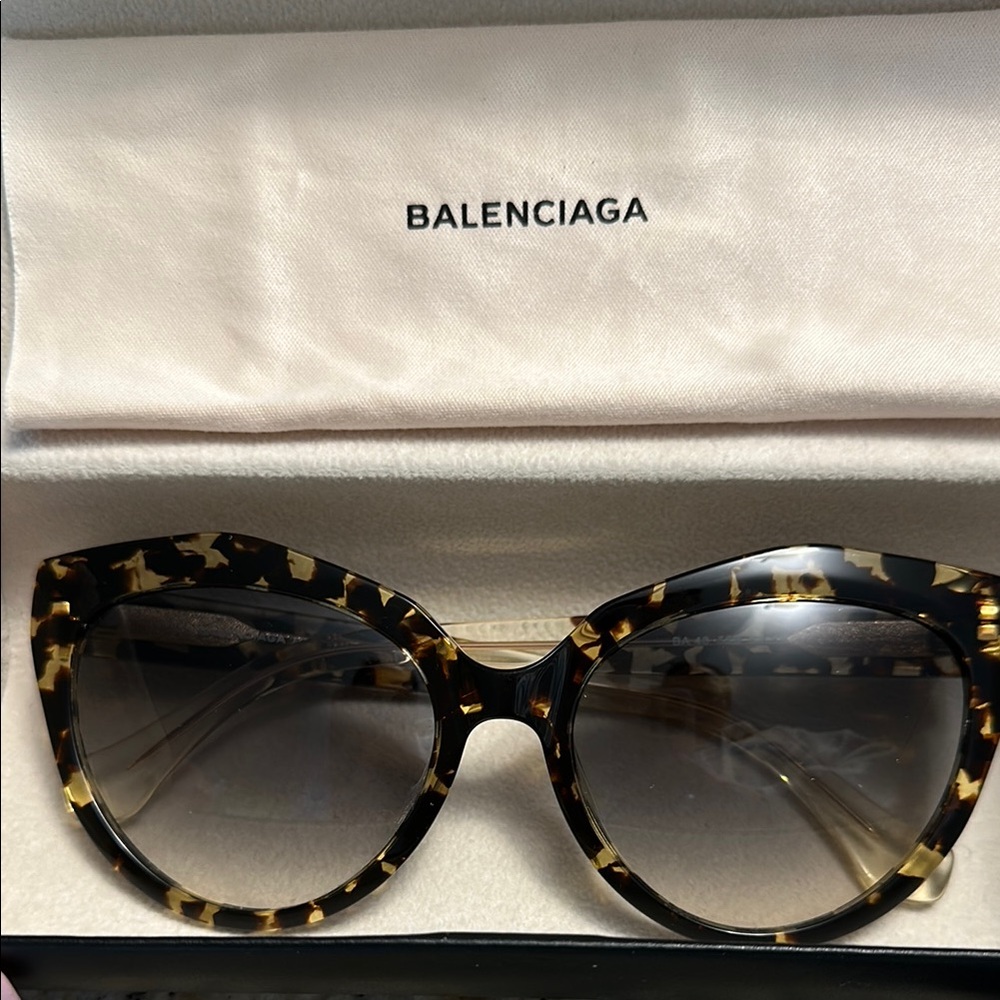 Balenciaga Women's Tortoiseshell Sunglasses